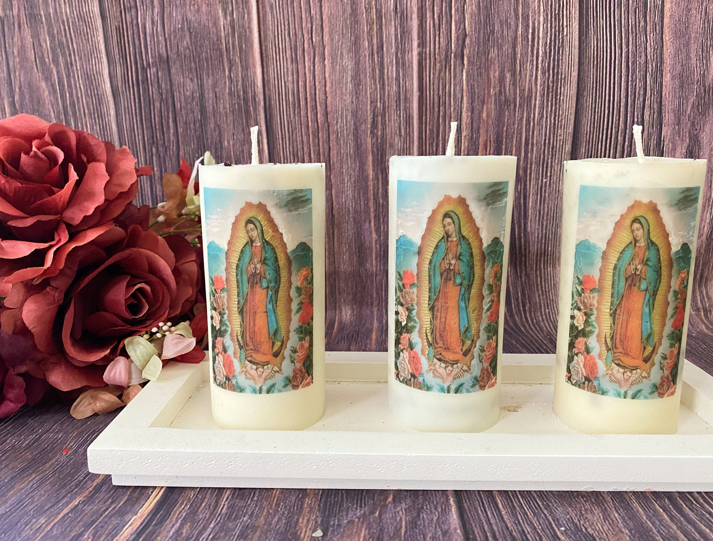 Virgen de Guadalupe Candles